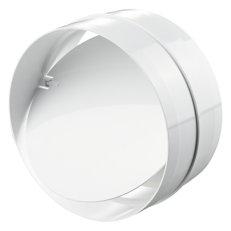 Серия Вентс Пластивент Соединитель с обратным клапаном для круглых каналов - Плоские воздуховоды - Система пластиковых воздуховодов