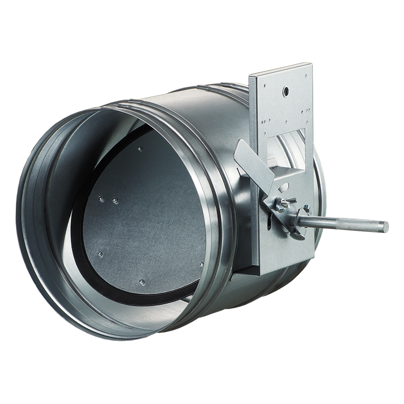 Vents KRV 400 - Air damper for air flow cut-off in round air ducts