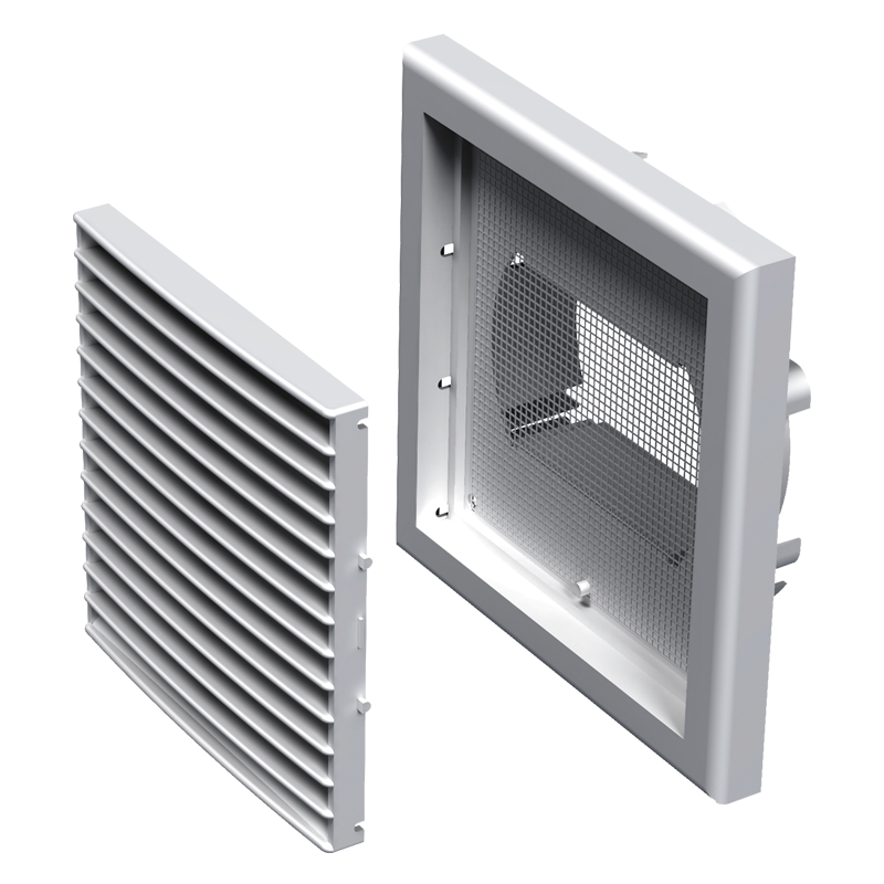 Vents MV 100 VU - Supply and exhaust plastic grilles