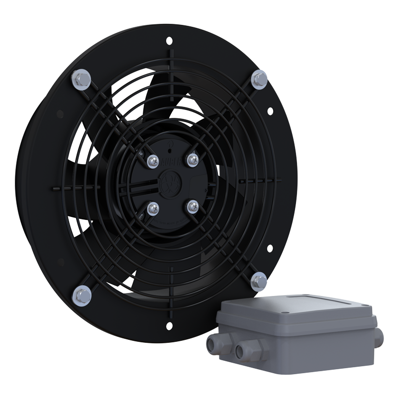 Вентс ОВК 200 ЕС - Осевые вентиляторы низкого давления в стальном корпусе для настенного и канального монтажа