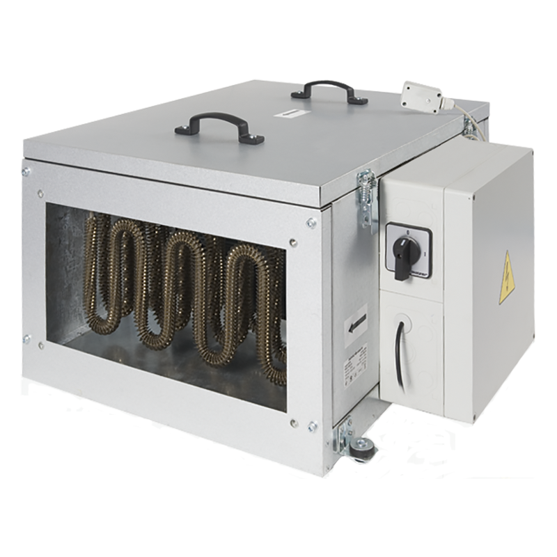 Vents MPA 800 E1 LCD - Zuluftanlagen im schall- und wärmeisolierten Gehäuse, mit Elektro- oder Warmwasser-Heizregister