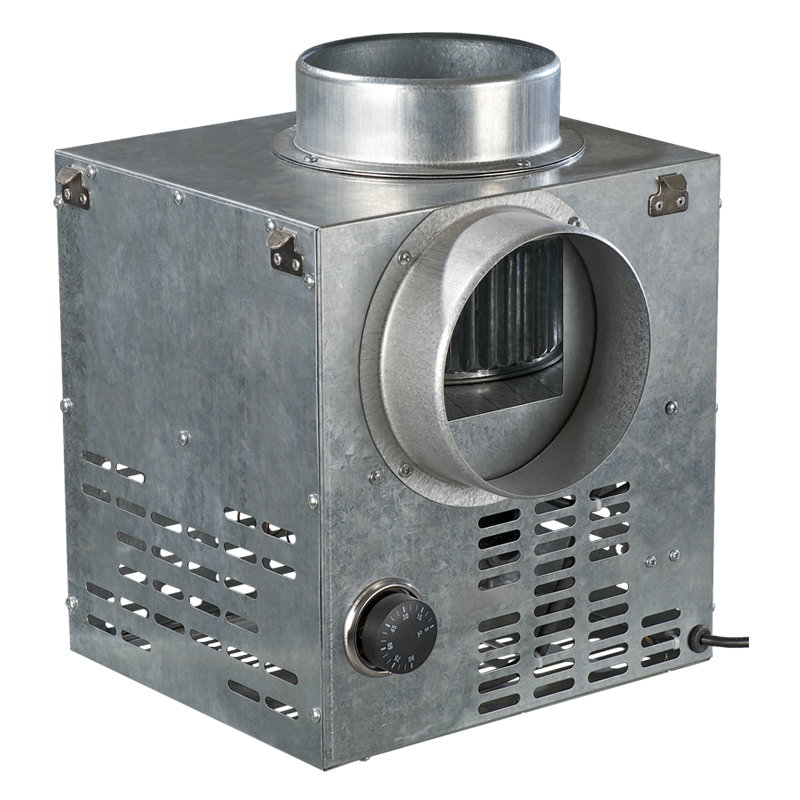 Vents KAM 160 (FFK) - Radialer Kaminventilator für die Gestaltung eines Beheizungssystems im Haus. Eignet sich auch als eine Zusatzheizquelle