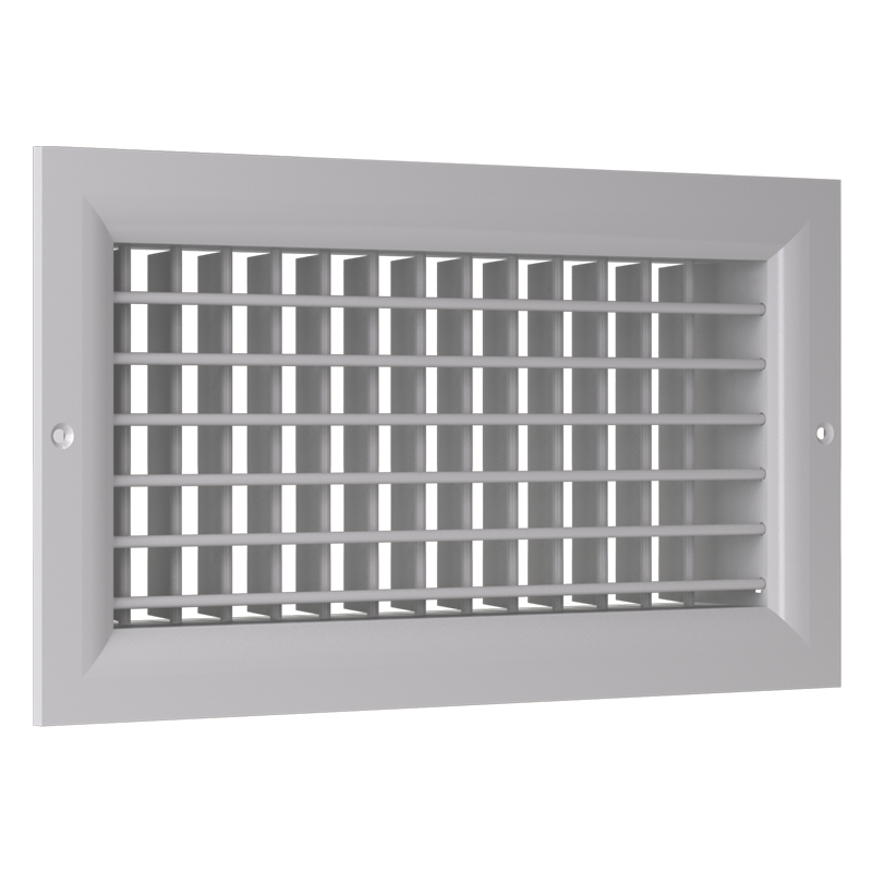 Vents DR 900x850 - Double-row ventilation grille with adjustable louvres