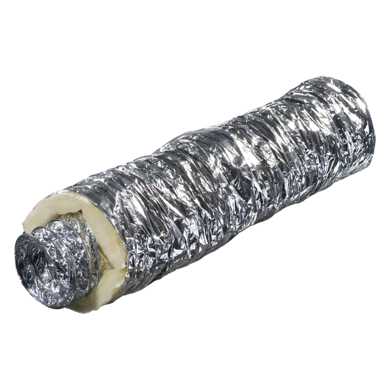 Vents IsoVent N/203/7.6 - Flexible gedämmte Lüftungsrohre aus metallisierter Polyester-Folie mit Federstahlspirale