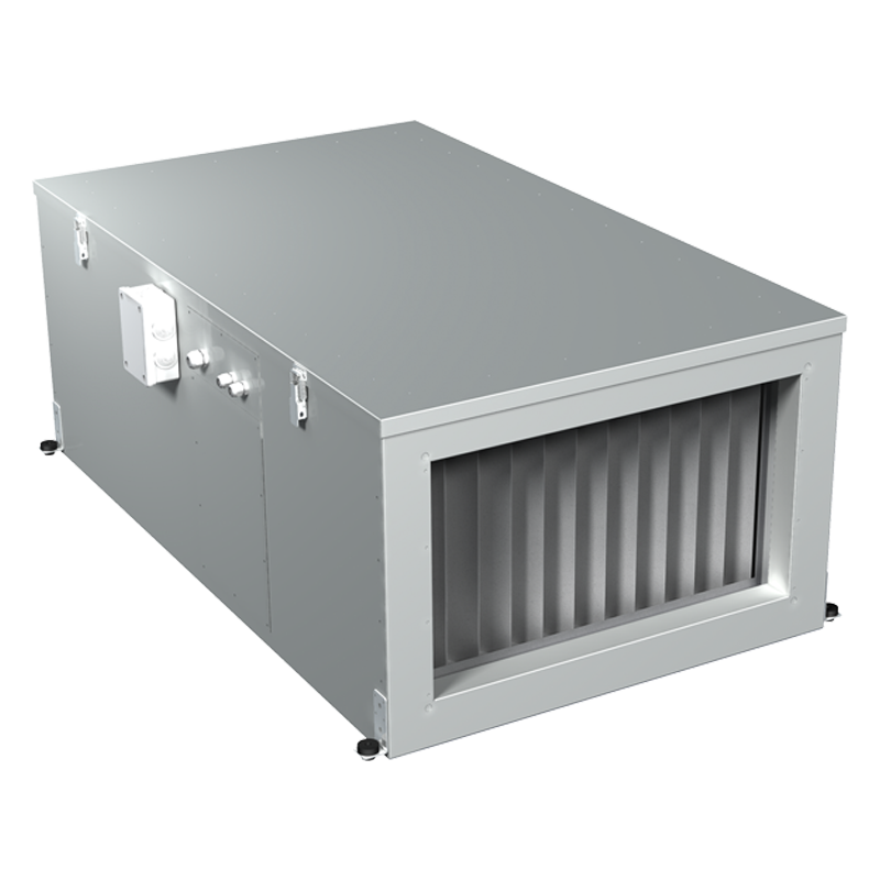 Vents PA 03 E LCD - Suspended air supply units in the sound- and heat-insulated casing with the water or electric heater