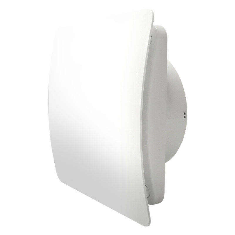 Vents 100 Evo EC white - Dekorative Axialventilatoren mit dekorativer Frontplatte, ausgestattet mit energieeffizienten EC-Motoren