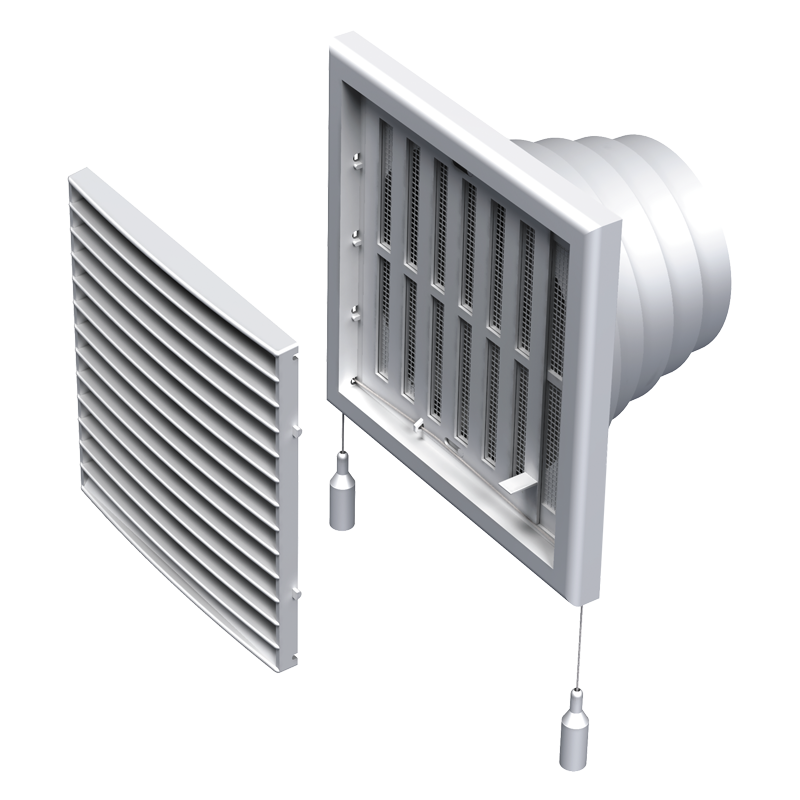 Vents MV 121 VNR - Supply and exhaust plastic grilles