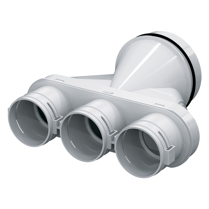 Vents FlexiVent 1050125/63x3 - Supply or exhaust ventilation systems of residential spaces. For distribution of air from the ventilation unit through the air ducts
