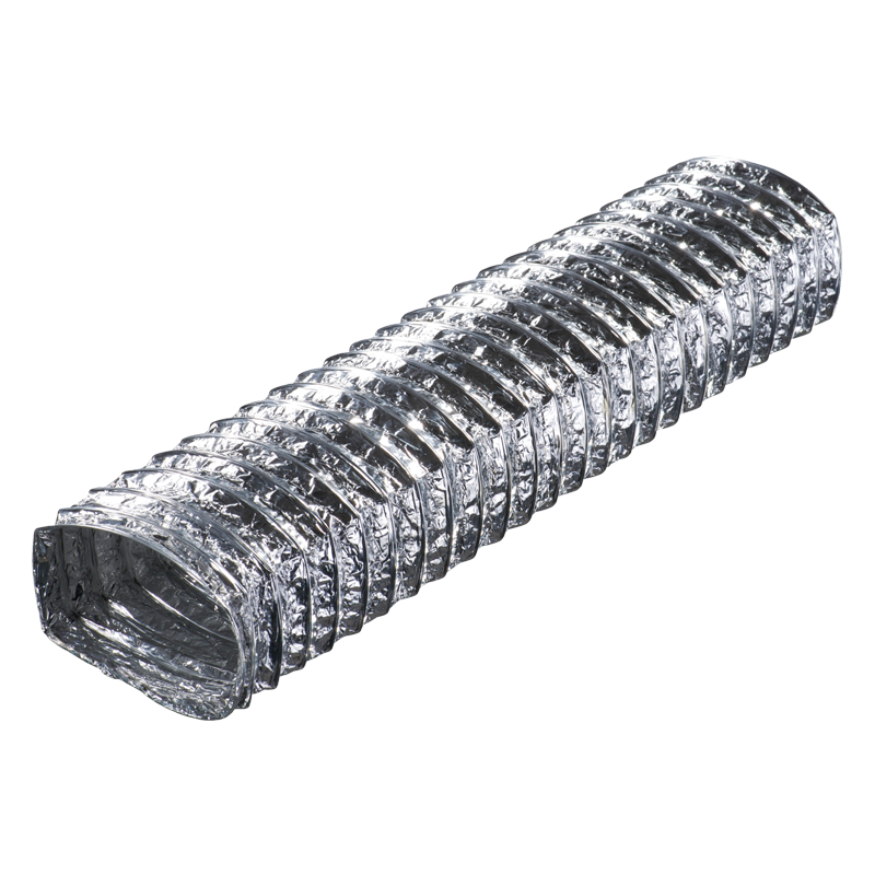 Vents Polyvent 6051 M0 - Flexible non-insulated aluminium foil air ducts with steel wire frame