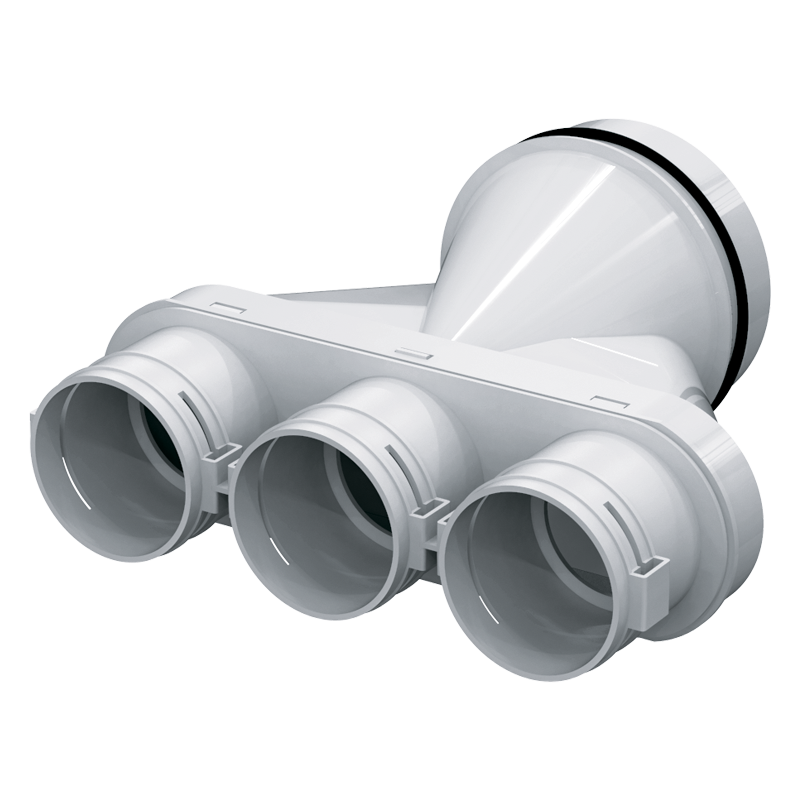 Vents FlexiVent 1050125/75x3 - Supply or exhaust ventilation systems of residential spaces. For distribution of air from the ventilation unit through the air ducts
