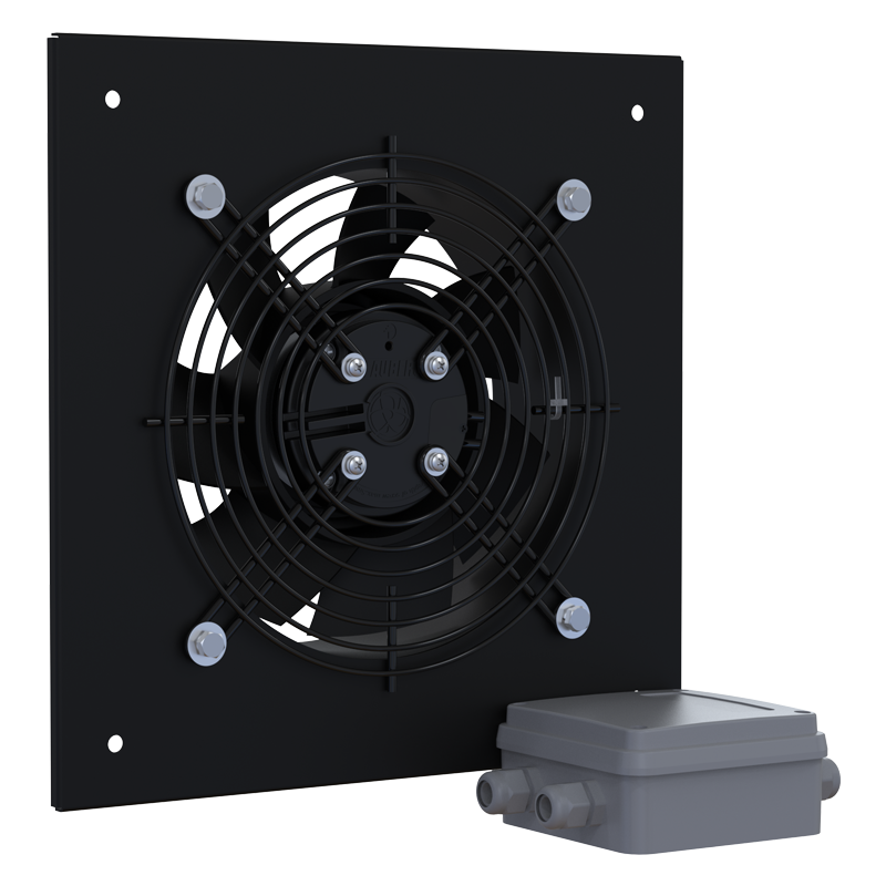 Vents OV 250 S EC - Low pressure axial fans in the steel casing for wall and duct mounting