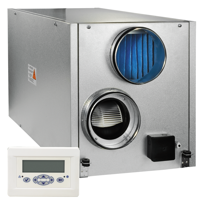 Vents VUT 2000 EH - Air handling units in sound-proof and heat-insulated casing with electric heater