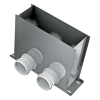 System 63 - Radial ductwork - Series Vents FlexiVent 0821300x100/63x2