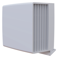 Außenlüftungshaube - Luftverteilelemente - Vents EH-26 white 160