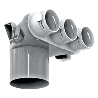 System 63 - Halbstarre Lüftungsrohre - Series Vents Connectors 63 mm