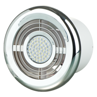 Diffusers - Diffusers and valves - Vents FL 100 LED4 chrome 7K (12 V/50 Hz)