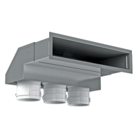 System 63 - Radial ductwork - Series Vents FlexiVent 0833300x55/63x3