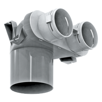 System 90 - Halbstarre Lüftungsrohre - Series Vents FlexiVent 0812125/90x2