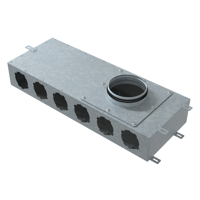 Radial ductwork - Air distribution - Series Vents FlexiVent 1004160/90x6