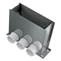System 63 - Radial ductwork - Series Vents FlexiVent 0821300x100/63x3