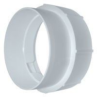Round - Plastic ductwork - Series Vents Plastivent Round flexible duct connector 1214
