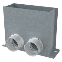 System 90 - Radial ductwork - Series Vents FlexiVent 0821300x100/90x2