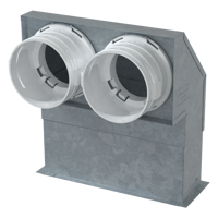 System 90 - Radial ductwork - Series Vents FlexiVent 0833234x70/90x2
