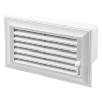 Grilles - Air distribution - Series Vents End grille with air pass regulation