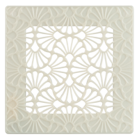 Gitter - Luftverteilelemente - Vents Art-Deco Flora 200х200 Ivory shine