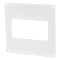 Flache Rohre - Kunststoffrohre - Series Vents Plastivent Wall plate for flat ducts