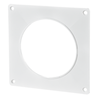 Round - Plastic ductwork - Series Vents Plastivent Wall plate for round ducts