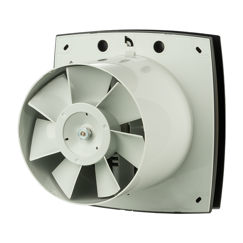 Vents 150 LD Black - Axial decorative fans for extract ventilation with panels