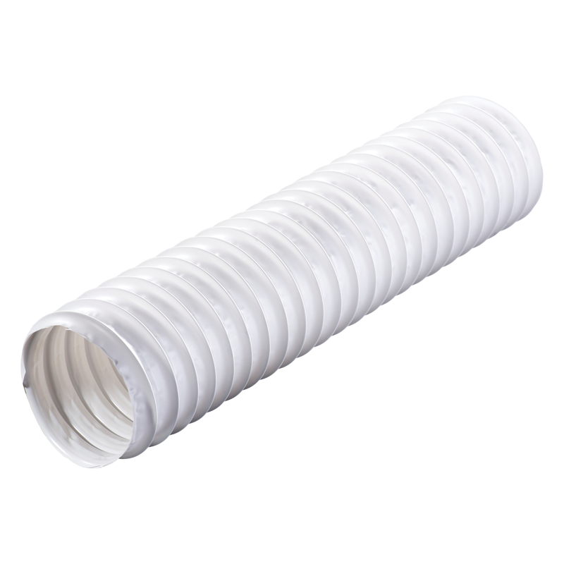 Vents Polyvent 661 - Flexible ungedämmte Lüftungsrohre aus PVC-Folie (110 μm) mit Federstahlspirale